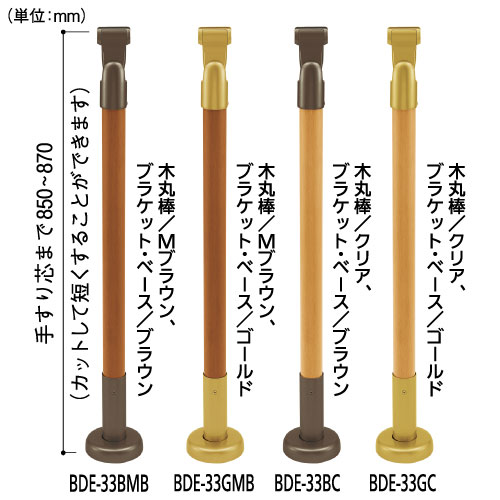 マツ六　手摺　ブラケット　BDE-10G 2個セット