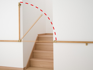 遮断機式手すりブラケットN